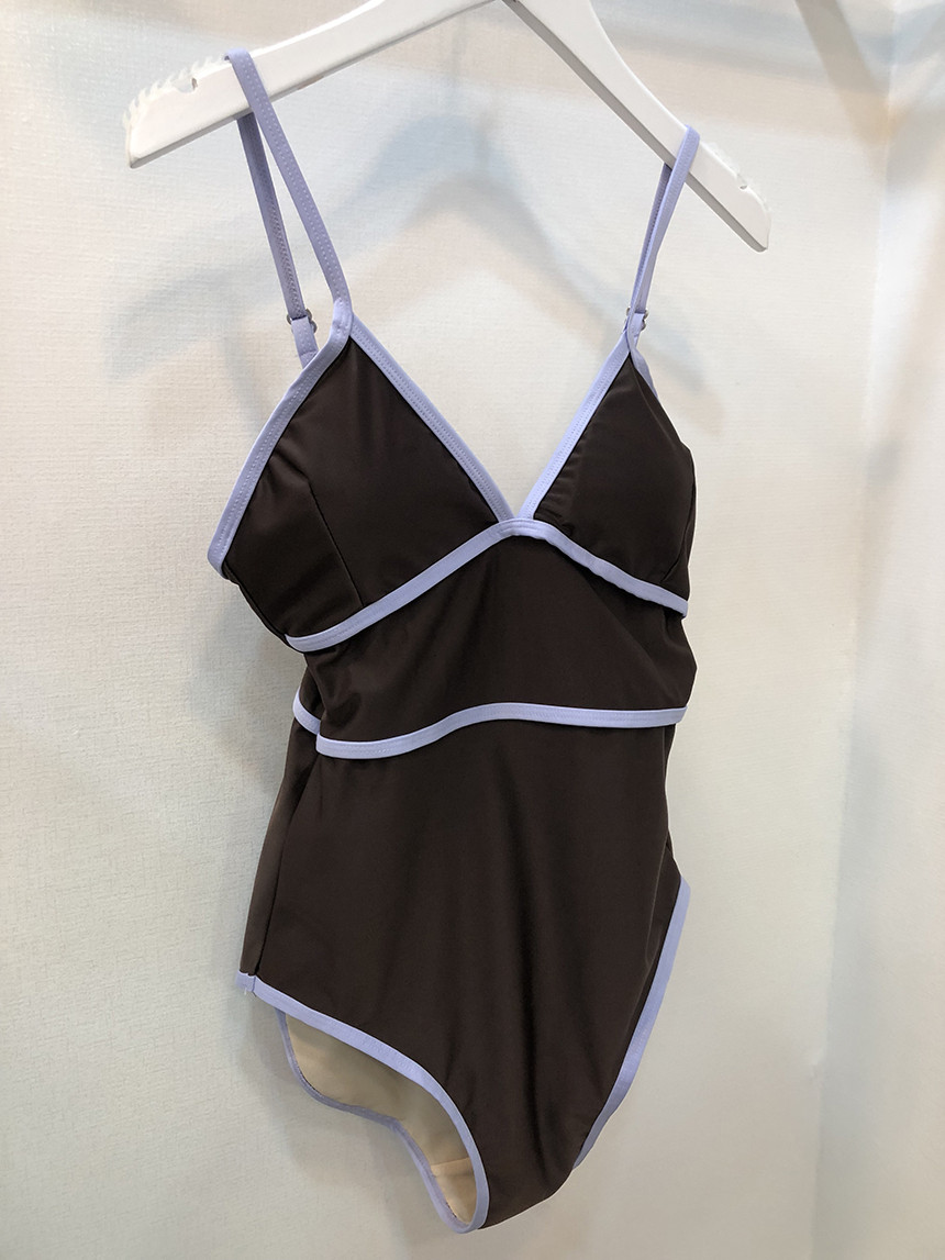 <b><p>Color line piece swimsuit Resnt Look sm Sple</p></b><b><p>配色 ライン ワンピース 水着 弾力性のある 薄い見える シンプルなパターン ユニーク</p></b><br /><br /><p align='center'>