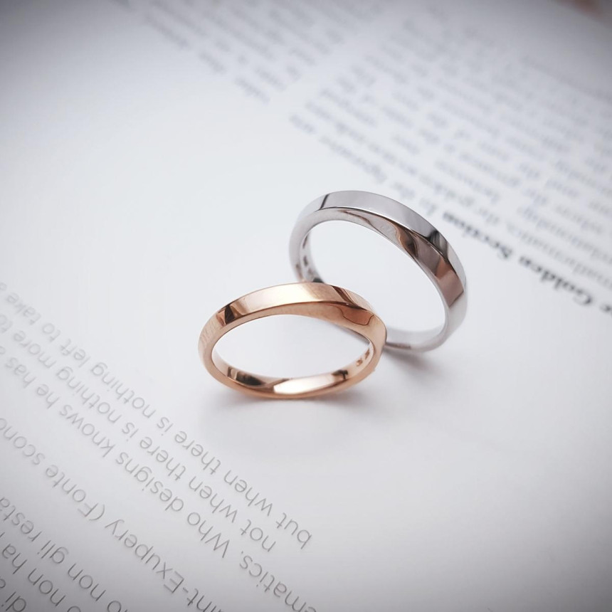 <b><p>14k 18k Calf simple Couing Gold Gift</p></b><b><p>14k 18k カーフ シンプル カップリング 金の指輪 ギフト</p></b><br /><br /><p align='center'>