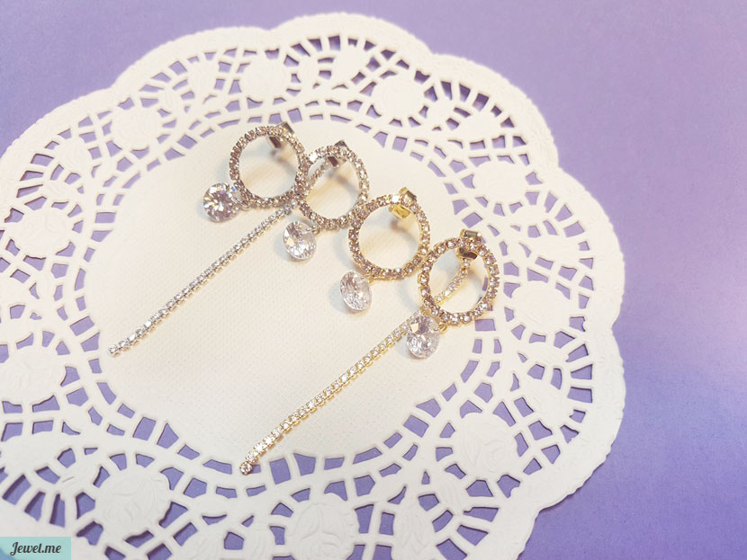 <b><p>Mourning femie Two way Unknown Drop earr</p></b><b><p>無排 女性らしい ツーウェイ オンバル ドロップ イヤリング 派手な キュービック</p></b><br /><br /><p align='center'>