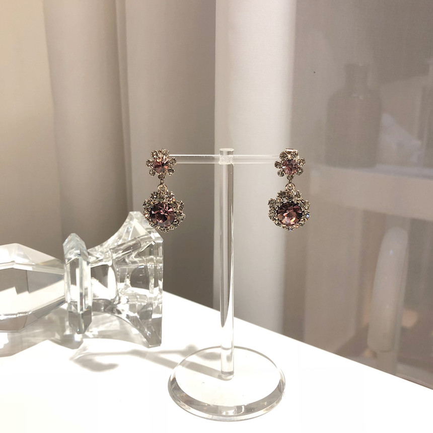 <b><p>stelr Violet Cubic ering acc717 Lony Glitr</p></b><b><p>ステラ バイオレット キュービック イヤリング acc717 きらめく 輝く ケバケバした</p></b><br /><br /><p align='center'>