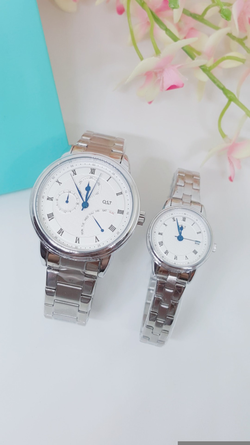 <b><p>OST Rome Index Silver Couple watch OTC118208FSS</p></b><b><p>OST ローマインデックス シルバーメタル カップルの腕時計 OTC118208FSS</p></b><br /><br /><p align='center'>