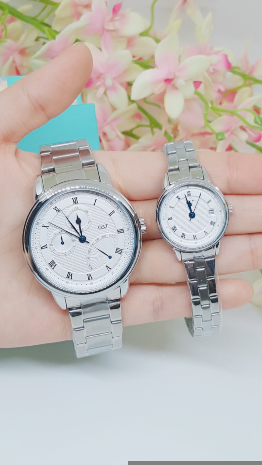 <b><p>OST Rome Index Silver Couple watch OTC118208FSS</p></b><b><p>OST ローマインデックス シルバーメタル カップルの腕時計 OTC118208FSS</p></b><br /><br /><p align='center'>