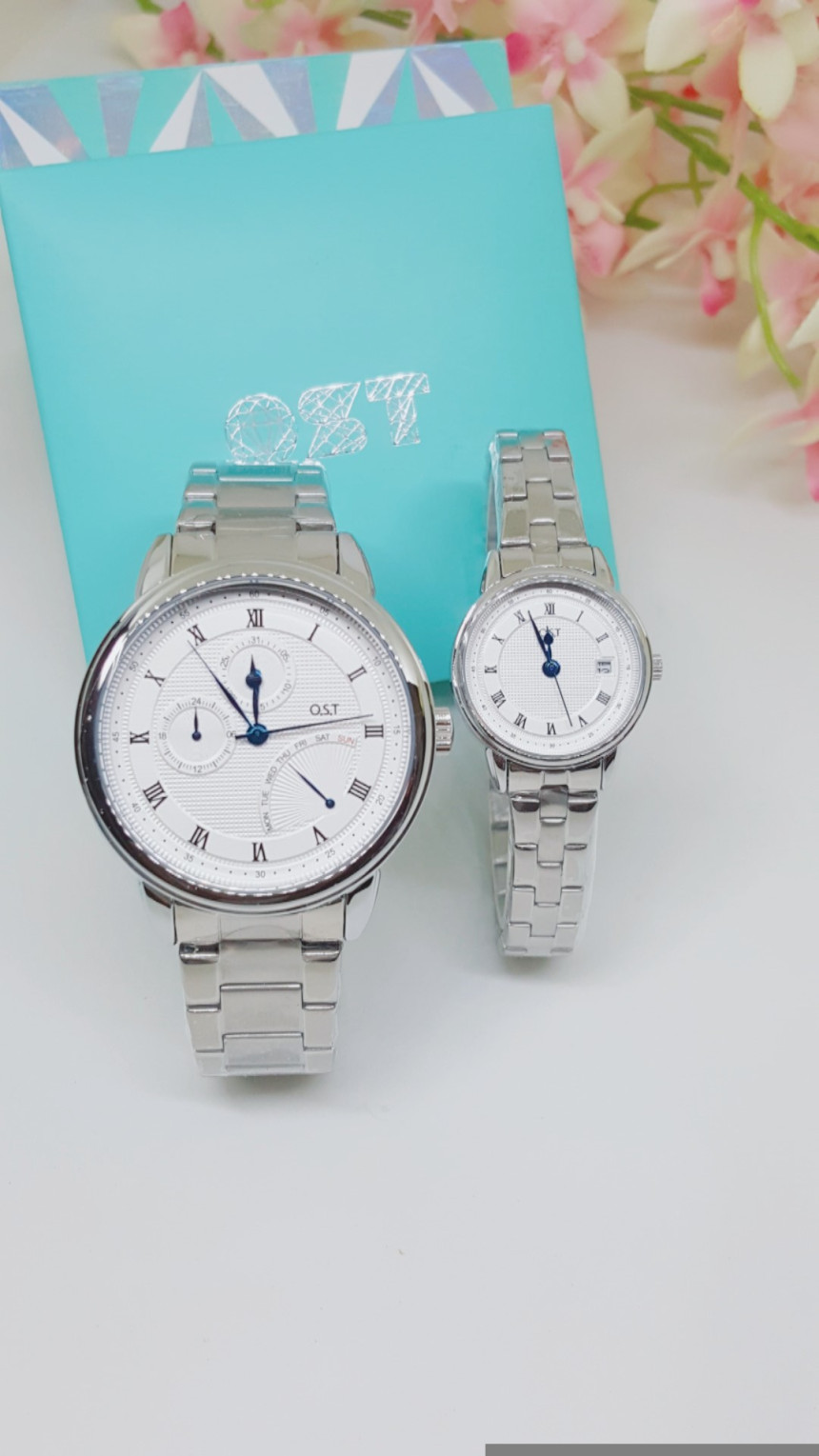 <b><p>OST Rome Index Silver Couple watch OTC118208FSS</p></b><b><p>OST ローマインデックス シルバーメタル カップルの腕時計 OTC118208FSS</p></b><br /><br /><p align='center'>