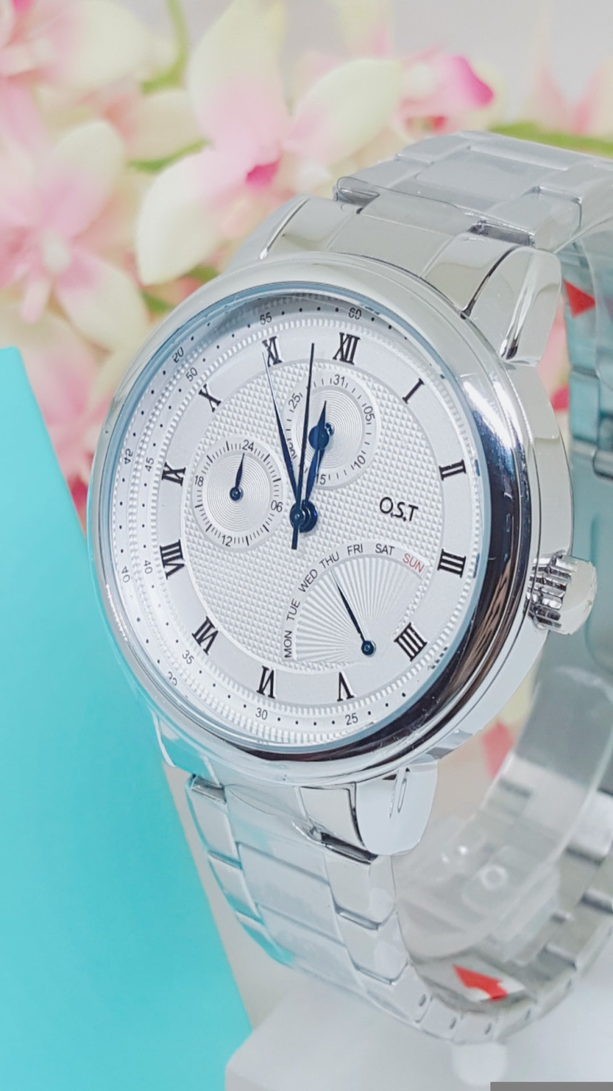 <b><p>OST Rome Index Silver Couple watch OTC118208FSS</p></b><b><p>OST ローマインデックス シルバーメタル カップルの腕時計 OTC118208FSS</p></b><br /><br /><p align='center'>