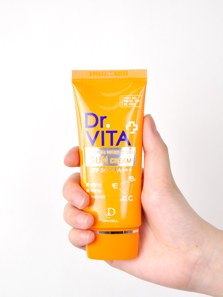 [톤업선크림] 닥터비타 비타민 선크림 50g (SPF50+PA+++) - 상세 이미지 3