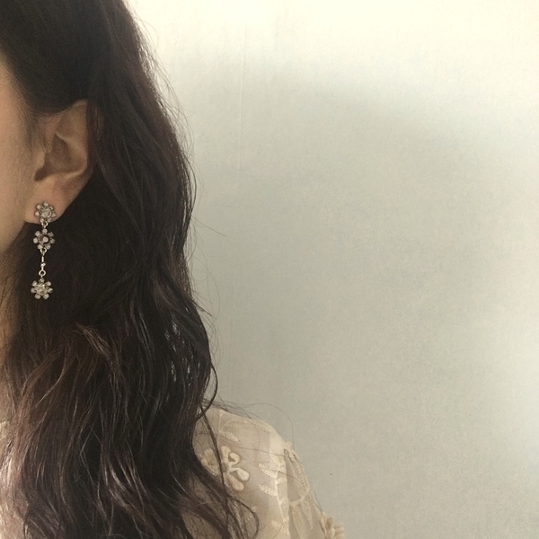 <b><p>Possible eaves door flower Antique Drop Earrings</p></b><b><p>グィチ可能 ドア フラワー アンティーク ドロップイヤリング 2 色 派手な 結婚式</p></b><br /><br /><p align='center'>