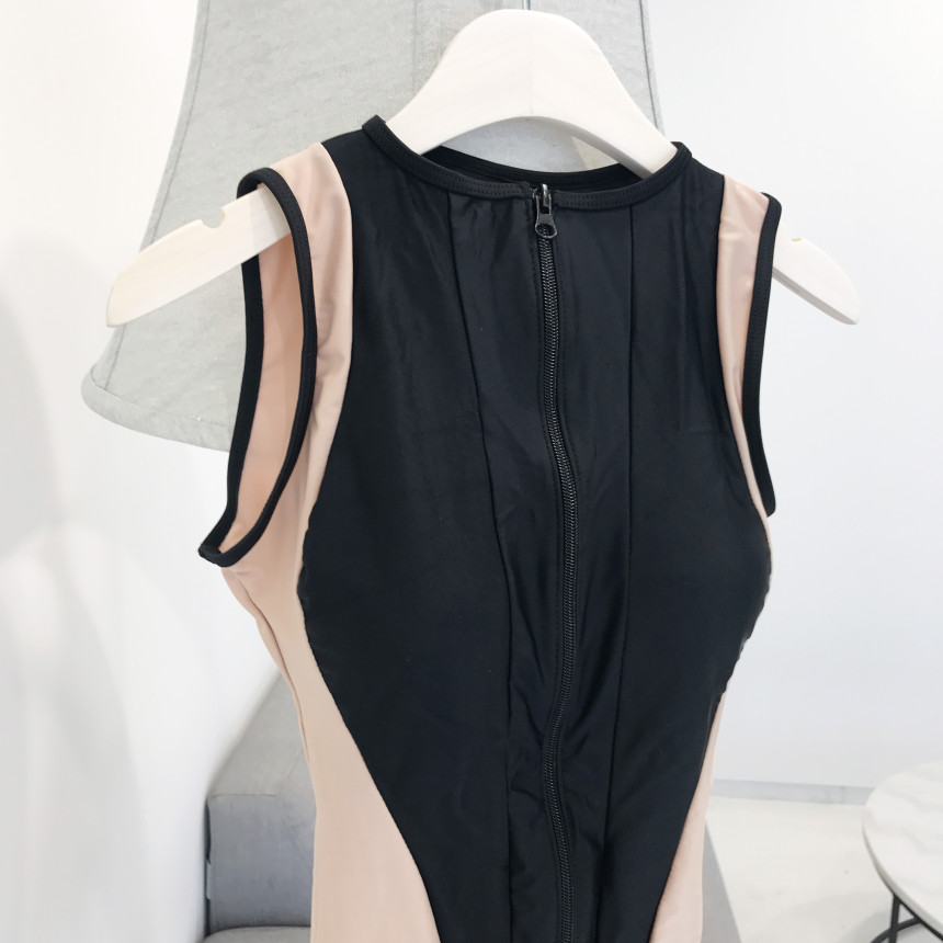 <b><p>Business Monoki Sexy Color come see through</p></b><b><p>ジップアップ モノキニ セクシー 配色 輸入 スルー 20比 スポーティー</p></b><br /><br /><p align='center'>