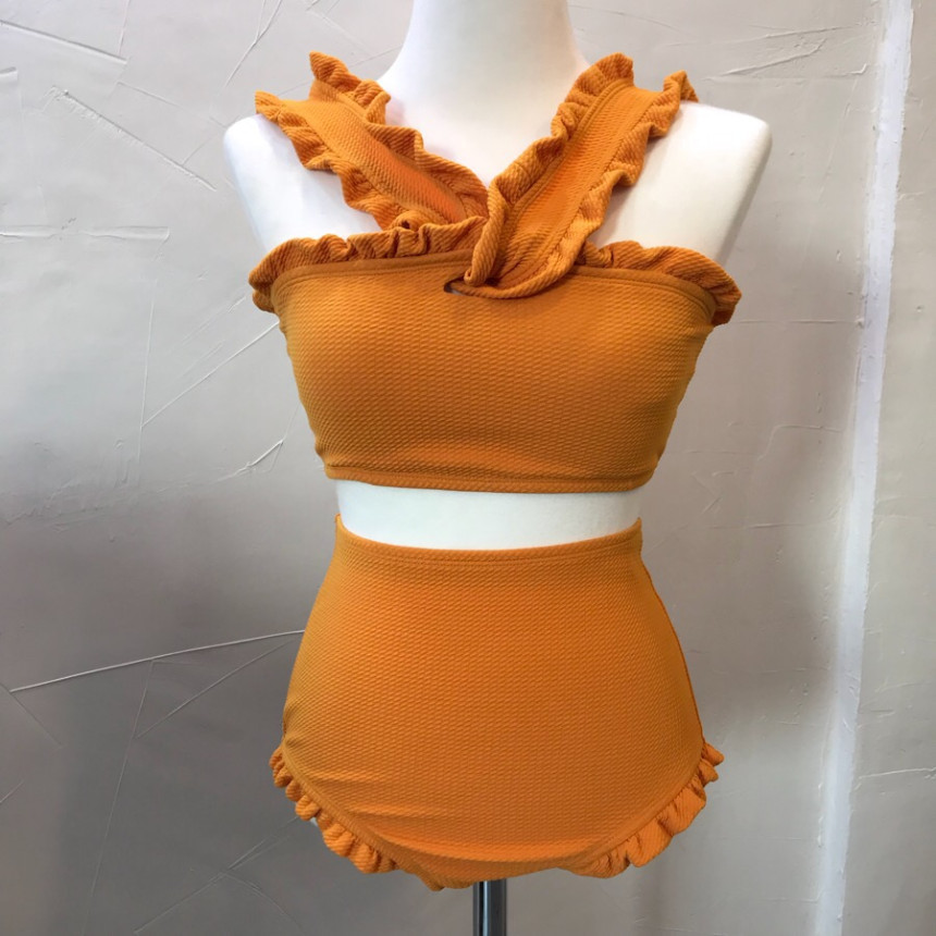 <b><p>Holter Frill Cor bikini Summ vacation cu</p></b><b><p>ホルター フリル 配色ビキニ 夏バカンスルック かわいい ハイウエスト デイリーアイテム</p></b><br /><br /><p align='center'>