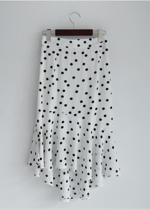 <b><p>Mermaid dot Dripping Bend Lo skirt pattn</p></b><b><p>マーメイド ドット 水玉 バンディング スカート パターン 夏 ゲスト 結婚式</p></b><br /><br /><p align='center'>