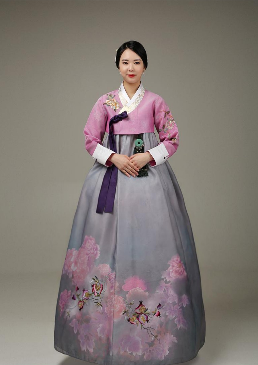 [한복대여] 누네띄네 여성 혼주 결혼식 한복 - 상세 이미지 2