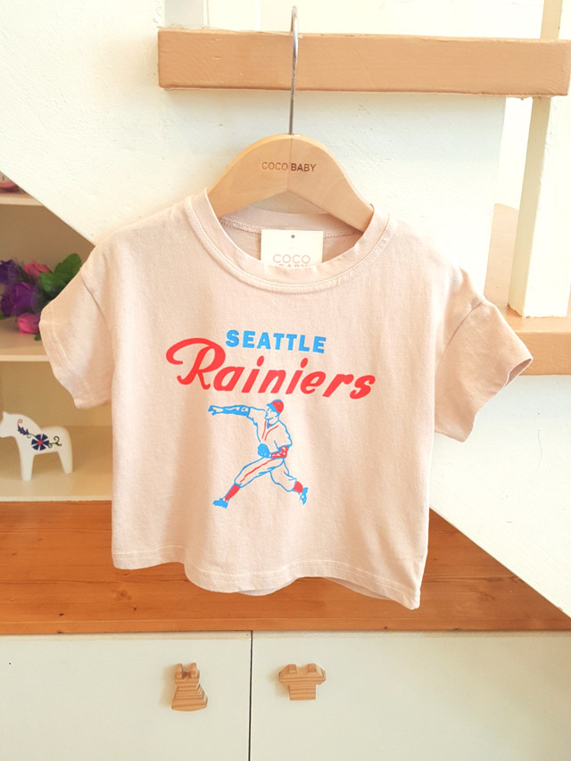 <b><p>Baseball Short sleeve 2col Cute t-shi Ly</p></b><b><p>ベースボール 半袖Tシャツ 2色 キュート かわいい ラブリーコーディネ 夏身上</p></b><br /><br /><p align='center'>