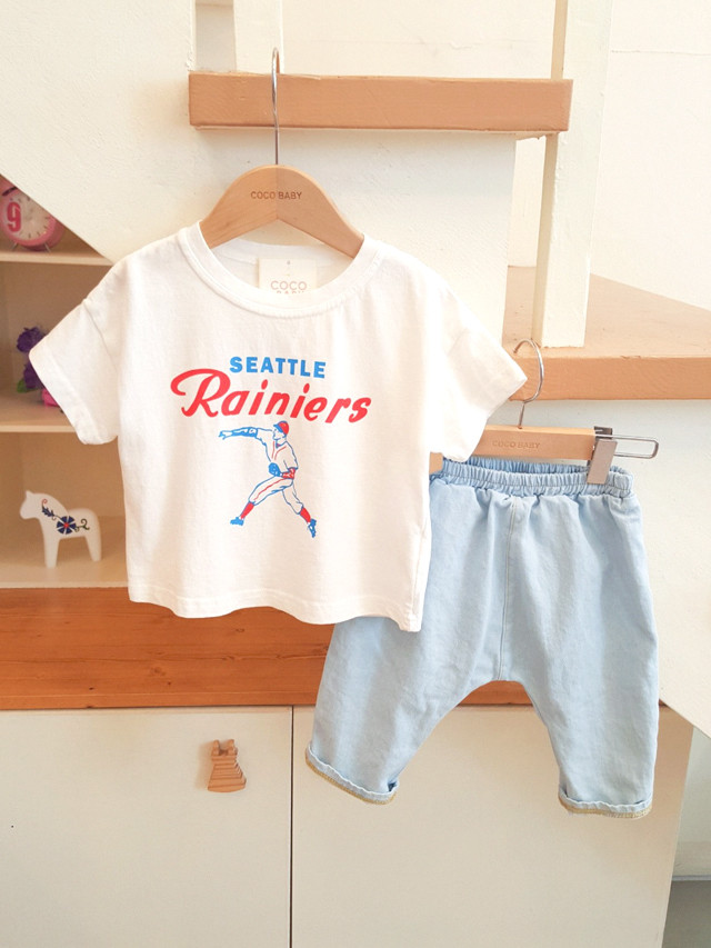 <b><p>Baseball Short sleeve 2col Cute t-shi Ly</p></b><b><p>ベースボール 半袖Tシャツ 2色 キュート かわいい ラブリーコーディネ 夏身上</p></b><br /><br /><p align='center'>