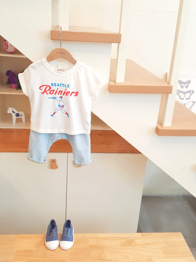 <b><p>Baseball Short sleeve 2col Cute t-shi Ly</p></b><b><p>ベースボール 半袖Tシャツ 2色 キュート かわいい ラブリーコーディネ 夏身上</p></b><br /><br /><p align='center'>