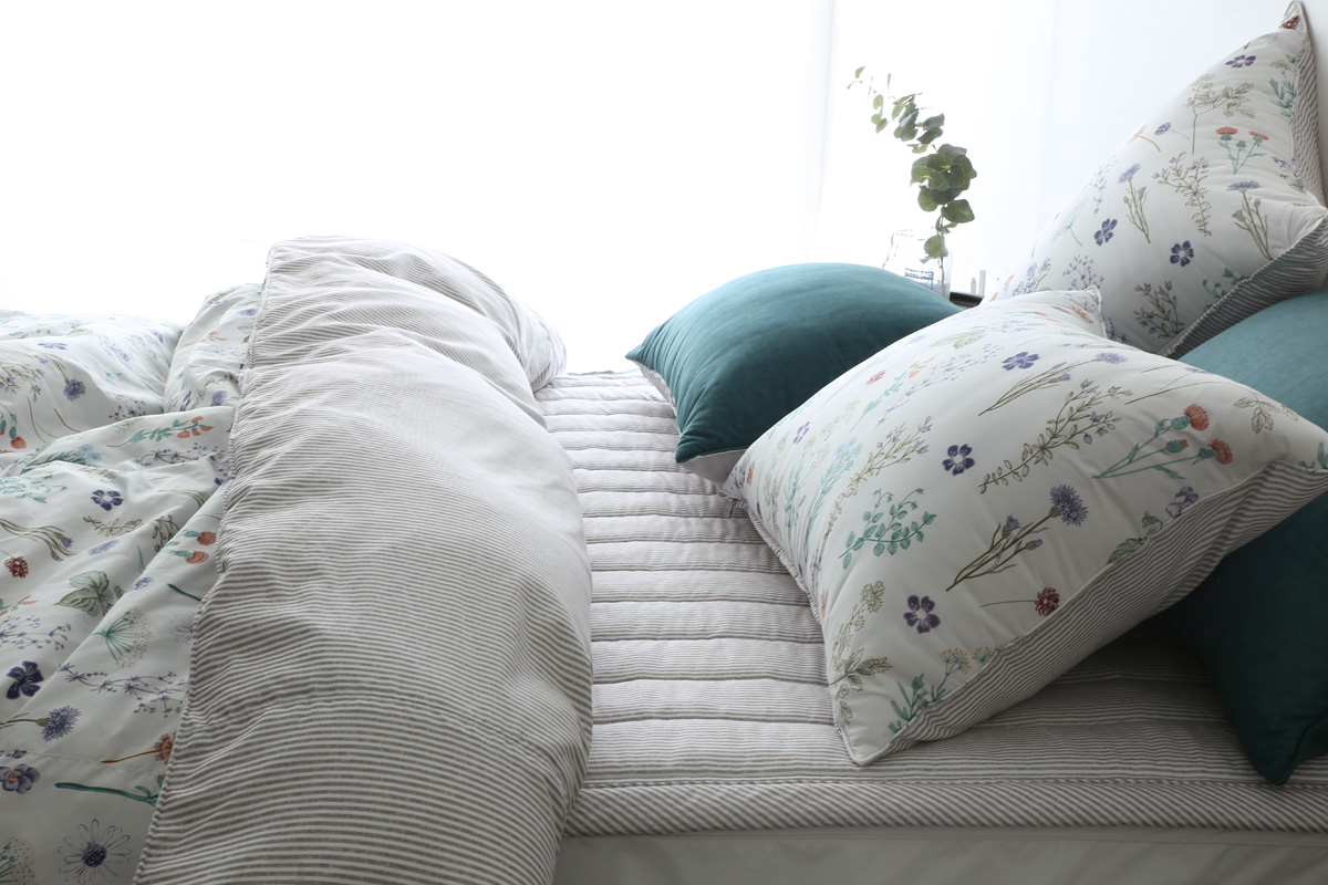 알러지케어 이불세트 플라워 가든 사계절 신혼 이불 침구세트 Q