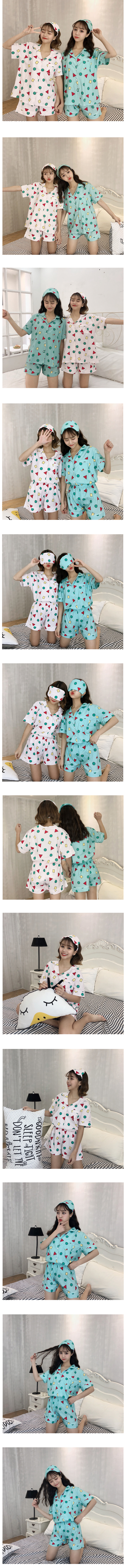 <b><p>Figure Cutie pajamas Homewa set 2 Color Sht</p></b><b><p>図形 キューティー パジャマ ホームウェア セット 2 色 半袖 夏 団体 バンチ</p></b><br /><br /><p align='center'>
