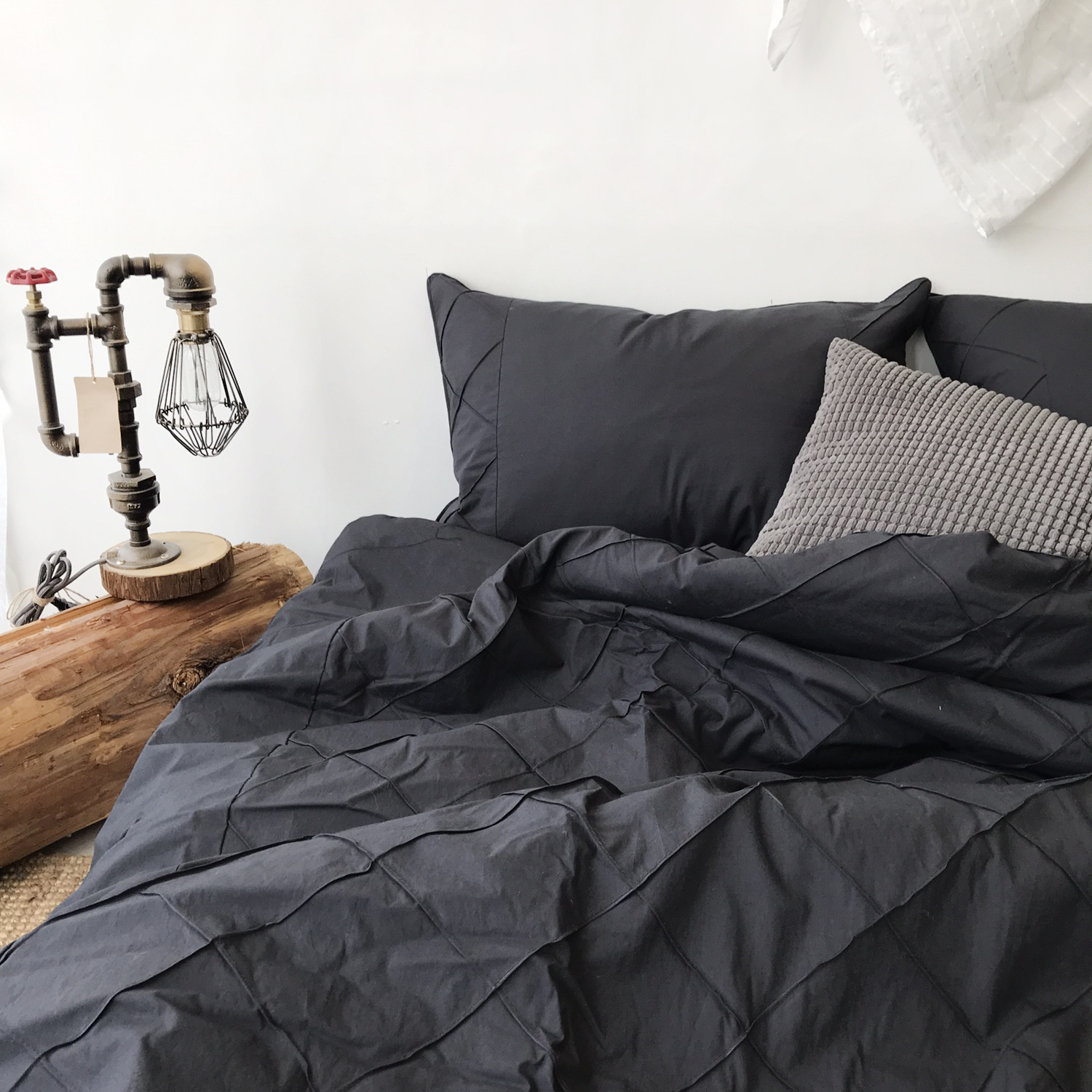 사각사각 핀탁 고밀도 순면 호텔식 침구 신혼 간절기 차렵이불 S/SS