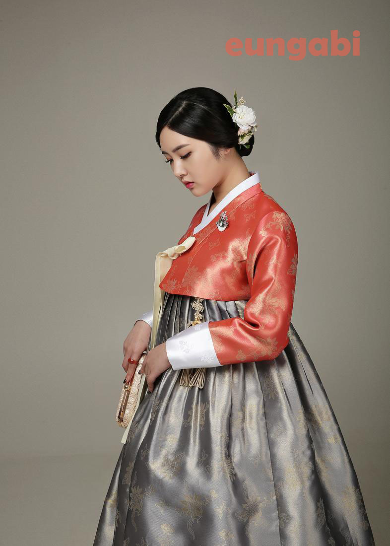 [한복대여]설화수 세트 혼주 하객 고급 은가비한복 - 상세 이미지 2