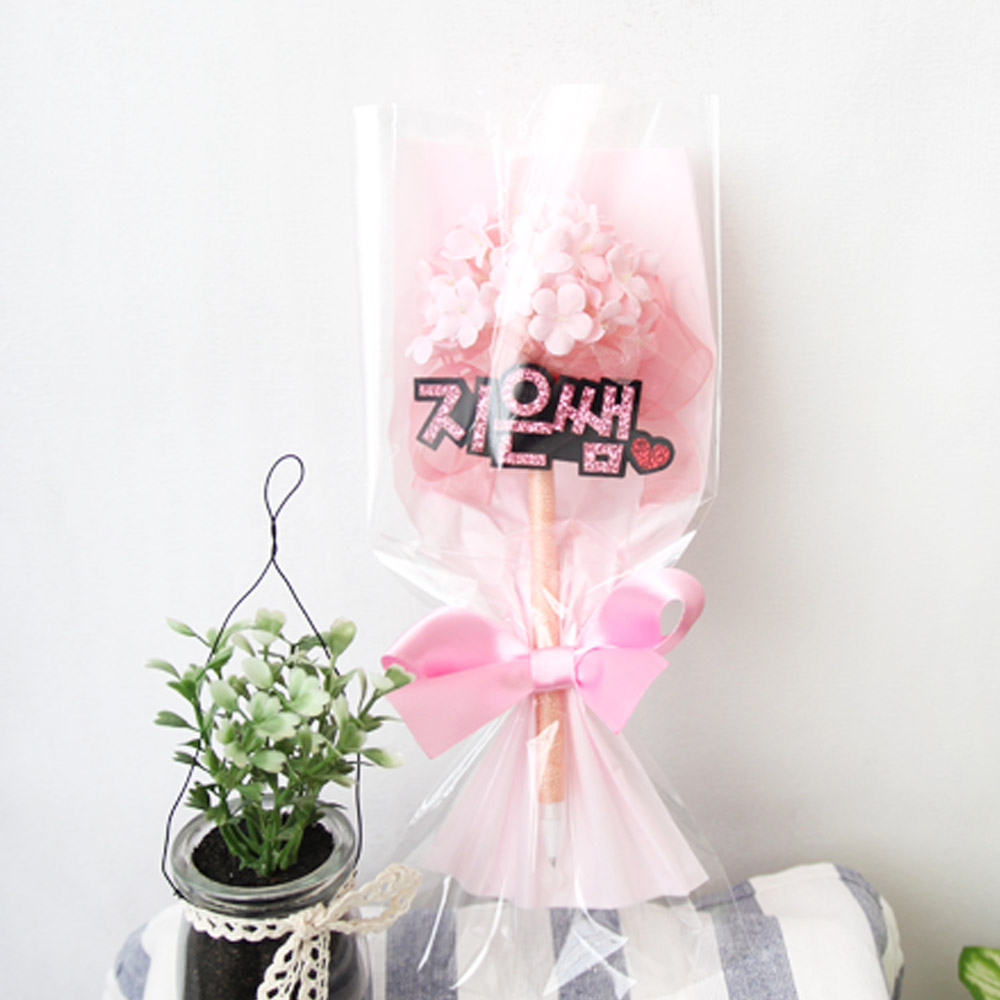 카네이션 네임 볼펜 스승의날선물 어린이집 유치원 학원 선생님선물 자유문구 장미 수국 - 상세 이미지 3