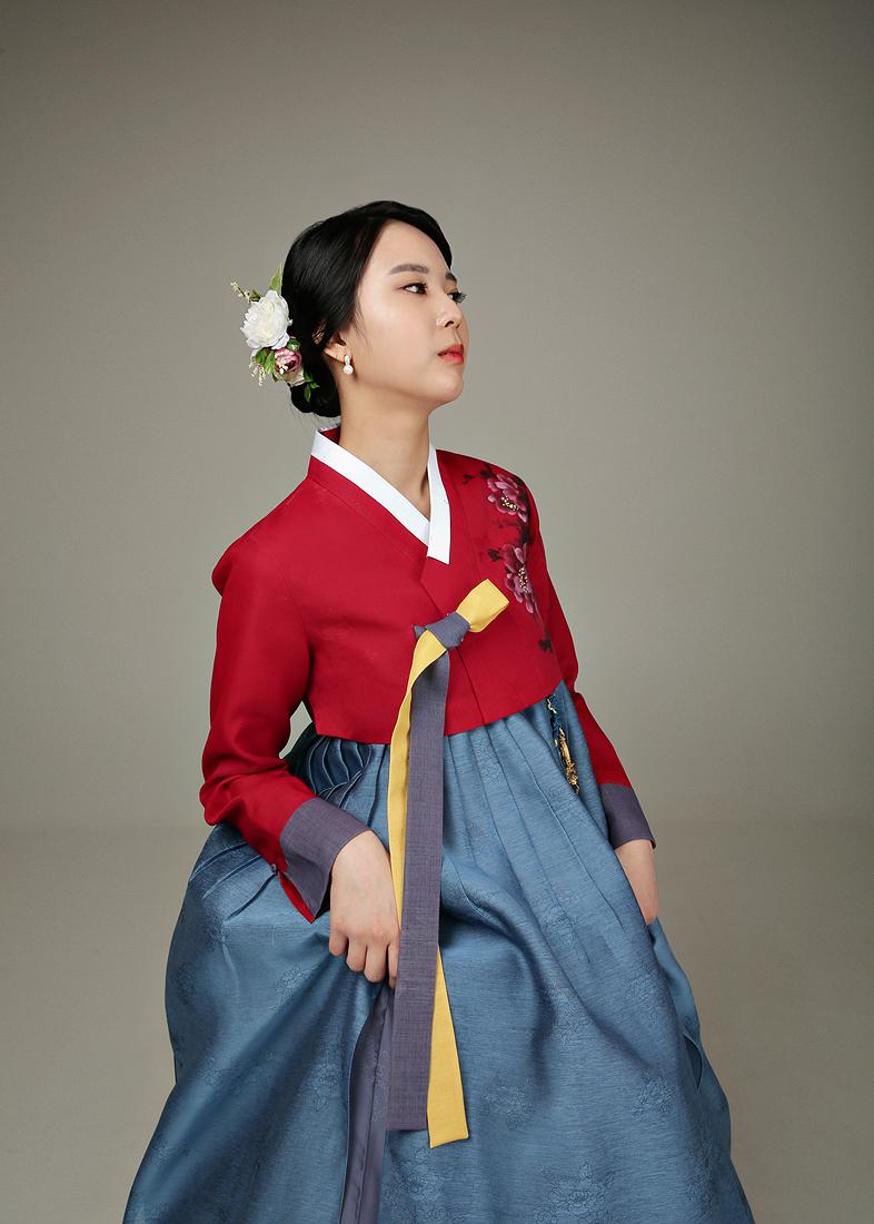 [한복대여] 황후의 나들이 여성 혼주 결혼식 한복 - 상세 이미지 2