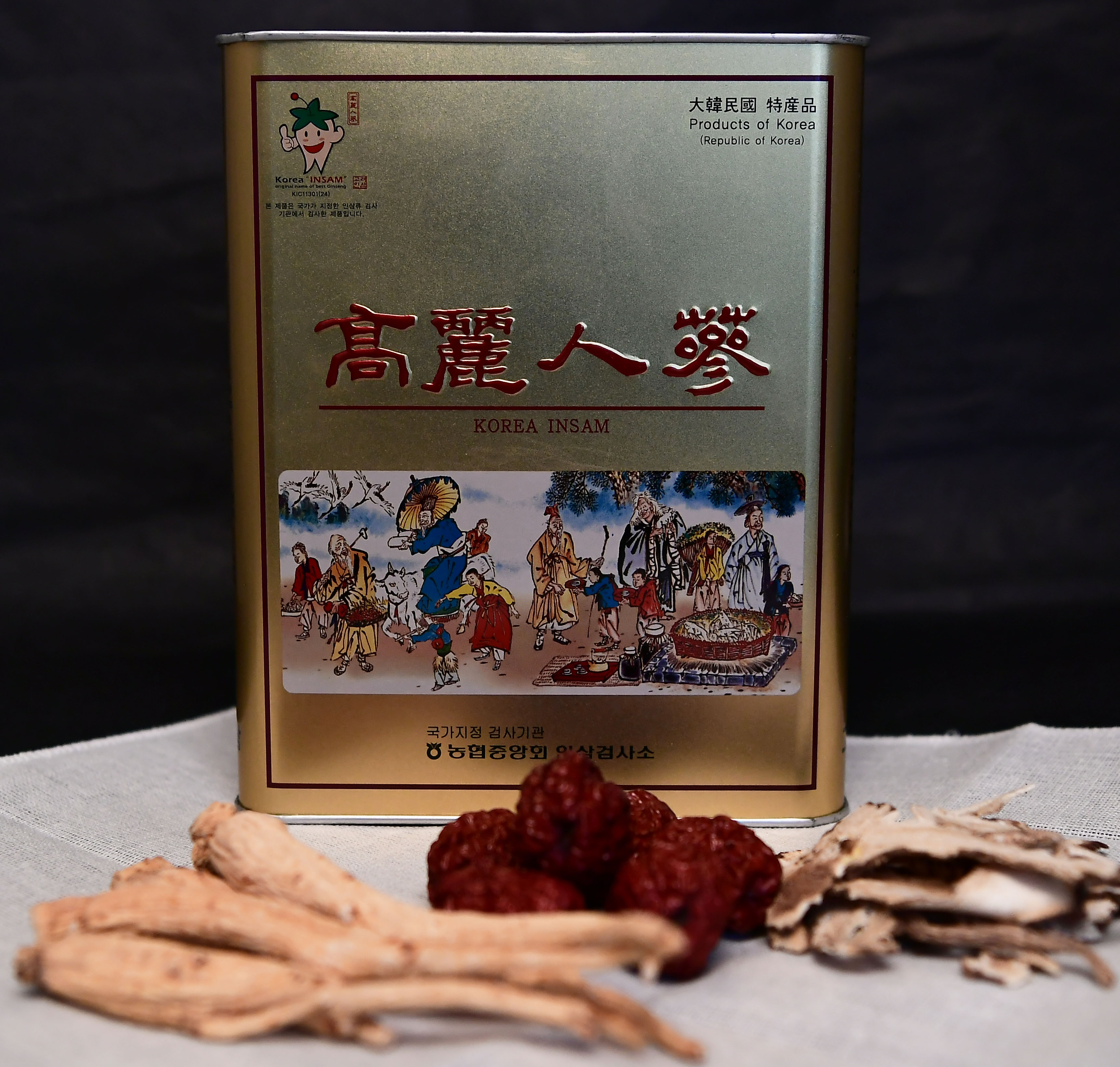 오쿠용 말린 건인삼 피부직삼 곡삼 300g - 상세 이미지 4