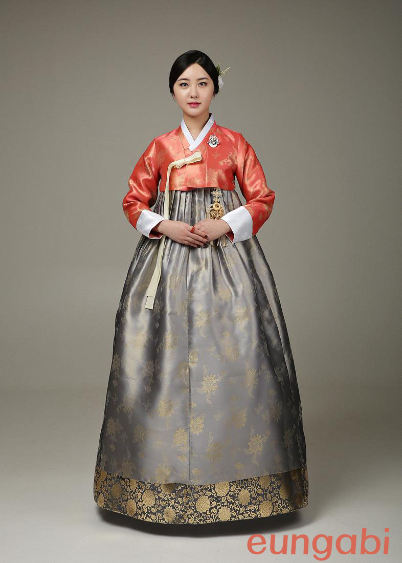 [한복대여]설화수 세트 혼주 하객 고급 은가비한복 - 상세 이미지 3