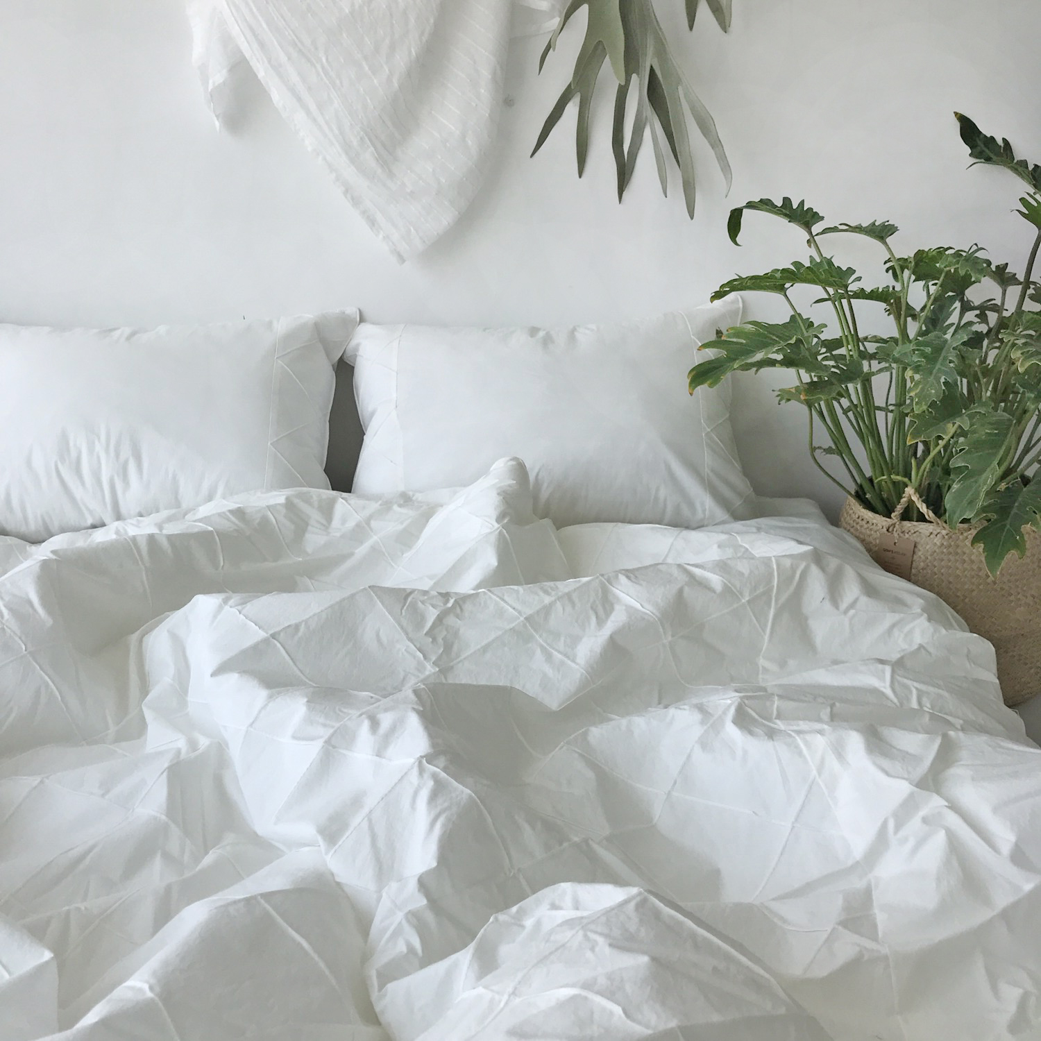 사각사각 핀탁 고밀도 순면 호텔식 침구 신혼 간절기 차렵이불 S/SS