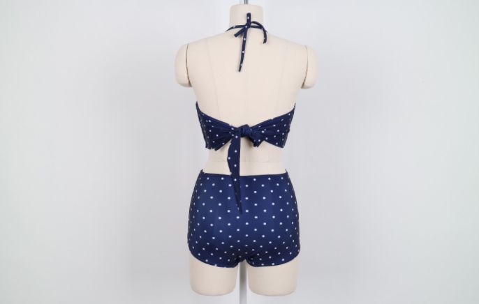 <b><p>Navy dots High waist bikini Mono Halter basic</p></b><b><p>ネイビードット ハイウエスト ビキニ モノ ホルターネック ベーシ 水着 薄い見える</p></b><br /><br /><p align='center'>
