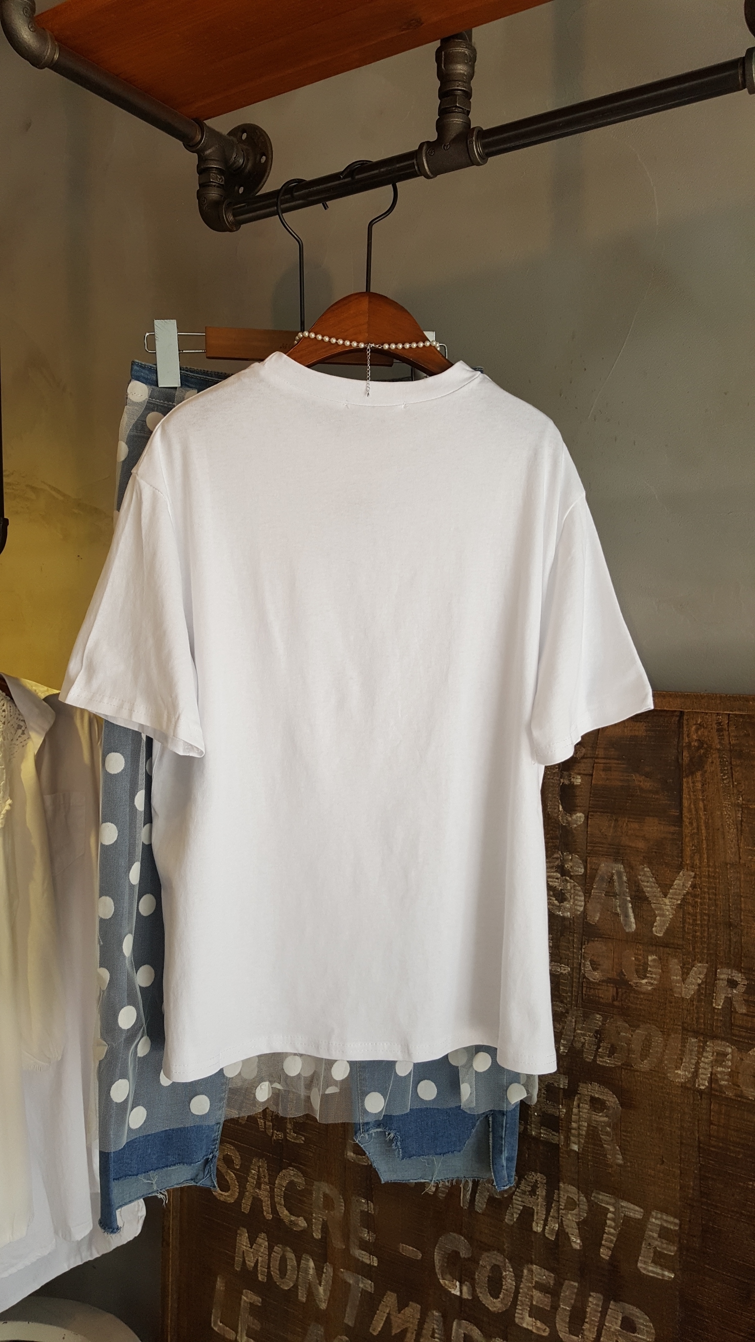 <b><p>Three-dimensional flower Pearl Short slves</p></b><b><p>立体花 真珠 半袖 Tシャツ 甘く甘く ユニーク 特別な日 外出 30代の女性 記念日</p></b><br /><br /><p align='center'>