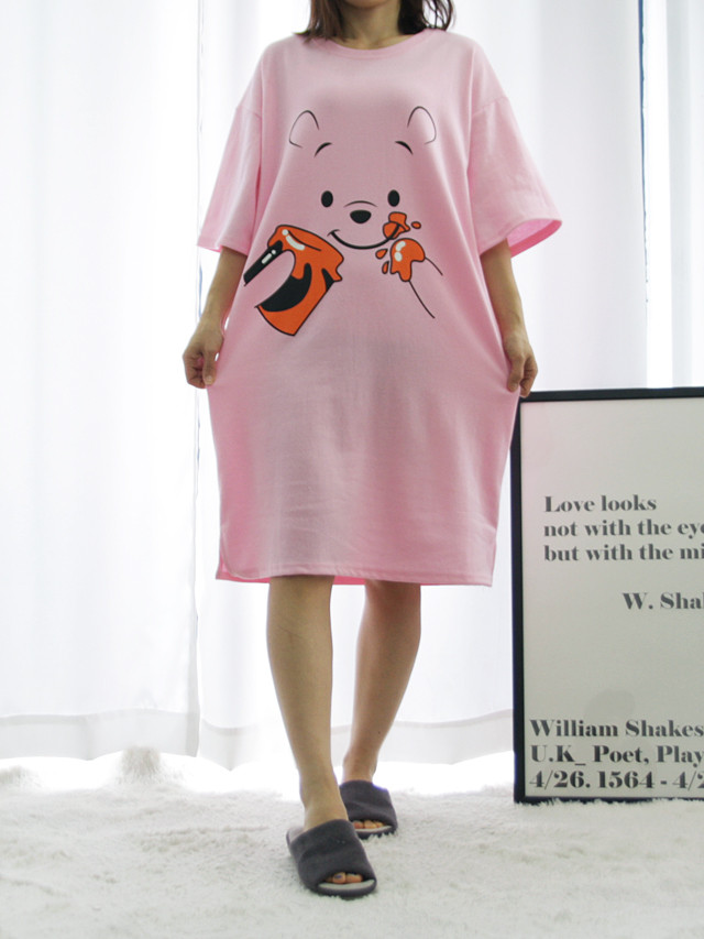 <b><p>pajamas one piece Homeware smile Fa</p></b><b><p>パジャマ ワンピース ホームウェア スマイル 純綿</p></b><br /><br /><p align='center'>