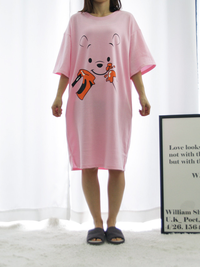 <b><p>pajamas one piece Homeware smile Fa</p></b><b><p>パジャマ ワンピース ホームウェア スマイル 純綿</p></b><br /><br /><p align='center'>