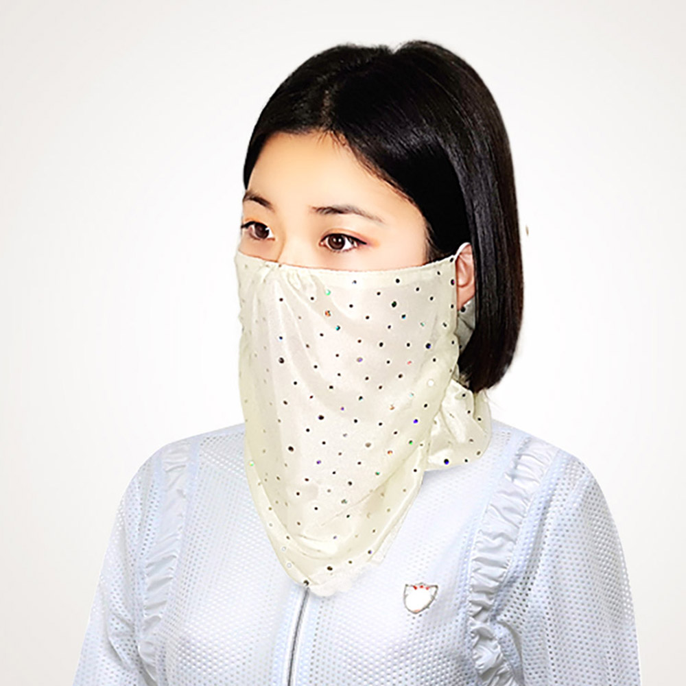 숨쉬기 편한 여성용 골프마스크 자외선차단 7컬러 - 상세 이미지 2
