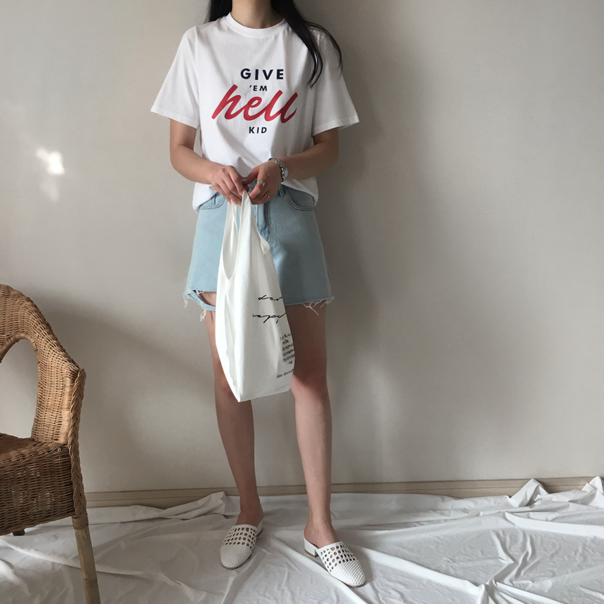 <b><p>Roulette Lring Short seves T-shi 2col Flame</p></b><b><p>ルーズフィット レタリング 半袖 Tシャツ 2col 捺染 印刷 英語 女性のラウンドティー</p></b><br /><br /><p align='center'>