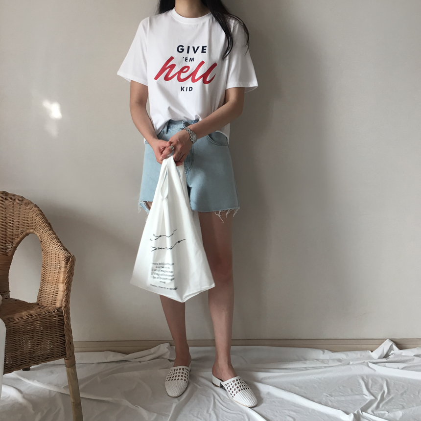 <b><p>Roulette Lring Short seves T-shi 2col Flame</p></b><b><p>ルーズフィット レタリング 半袖 Tシャツ 2col 捺染 印刷 英語 女性のラウンドティー</p></b><br /><br /><p align='center'>