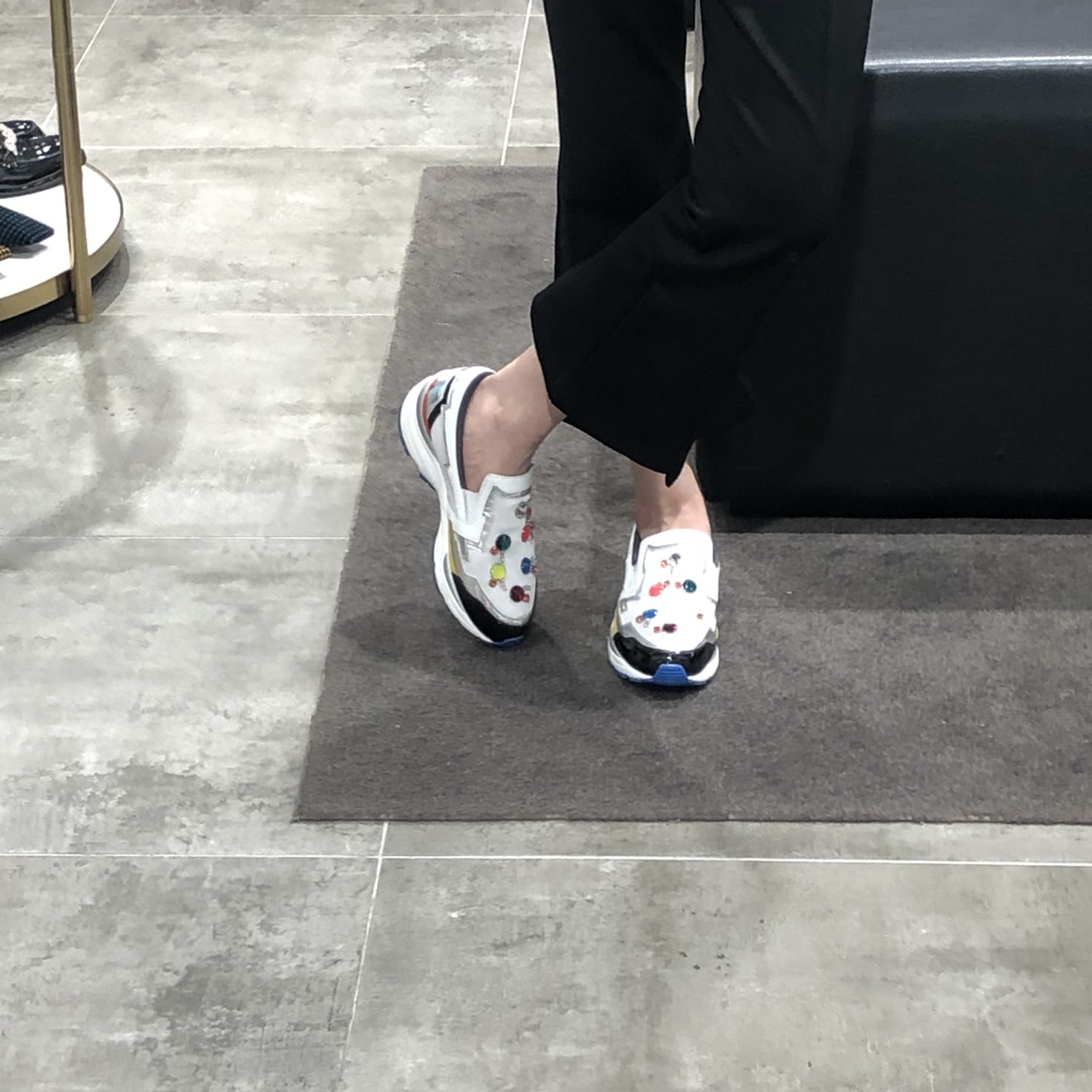 <b><p>Shu Comma Bonnie Haven star Twinkle Slip-</p></b><b><p>シューコンマみる ヘブン スター トゥインクル スリップオン LSKX55381WH</p></b><br /><br /><p align='center'>