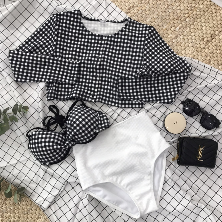 <b><p>3 pieces Chk bikini Sexy swimwear uque Bch</p></b><b><p>3ピース チェックビキニ セクシーな水着 ユニーク ビーチルコーディネート カガン</p></b><br /><br /><p align='center'>