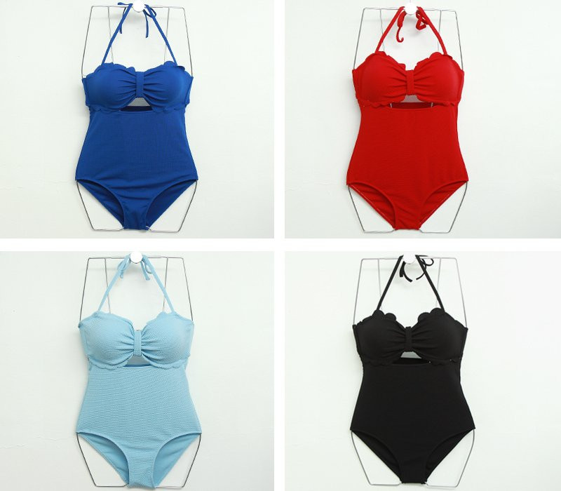 <b><p>ribbon piece Mokini 4color swimsuit Hiday</p></b><b><p>リボン ワンピース モノキニ 4色 水着 休暇コーディネート セクシーな非 夏バカンスルック</p></b><br /><br /><p align='center'>
