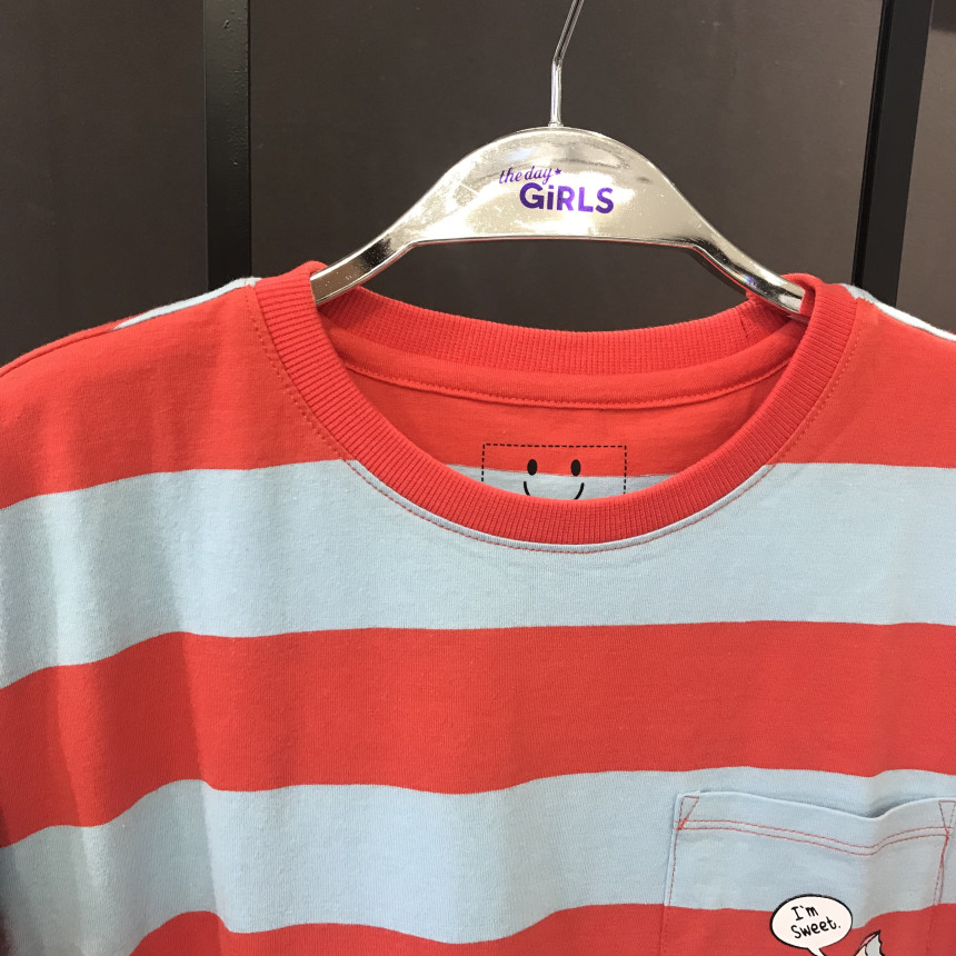 <b><p>The De Girls Tricolor Daggar stragy T-sht_TGRP8230</p></b><b><p>ザ・デイガールズ 三色 ダンガラ 戦略 Tシャツ_TGRP82306C サンコム甘く</p></b><br /><br /><p align='center'>