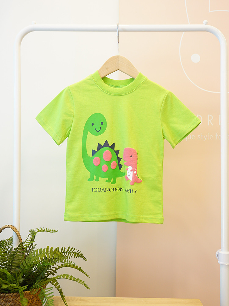 <b><p>dinosaur family Short sleeves T-shi col Nice</p></b><b><p>恐竜 家族 半袖 Tシャツ 3 色 肌触りの良い 姉妹ルックコーディネート 女の子</p></b><br /><br /><p align='center'>