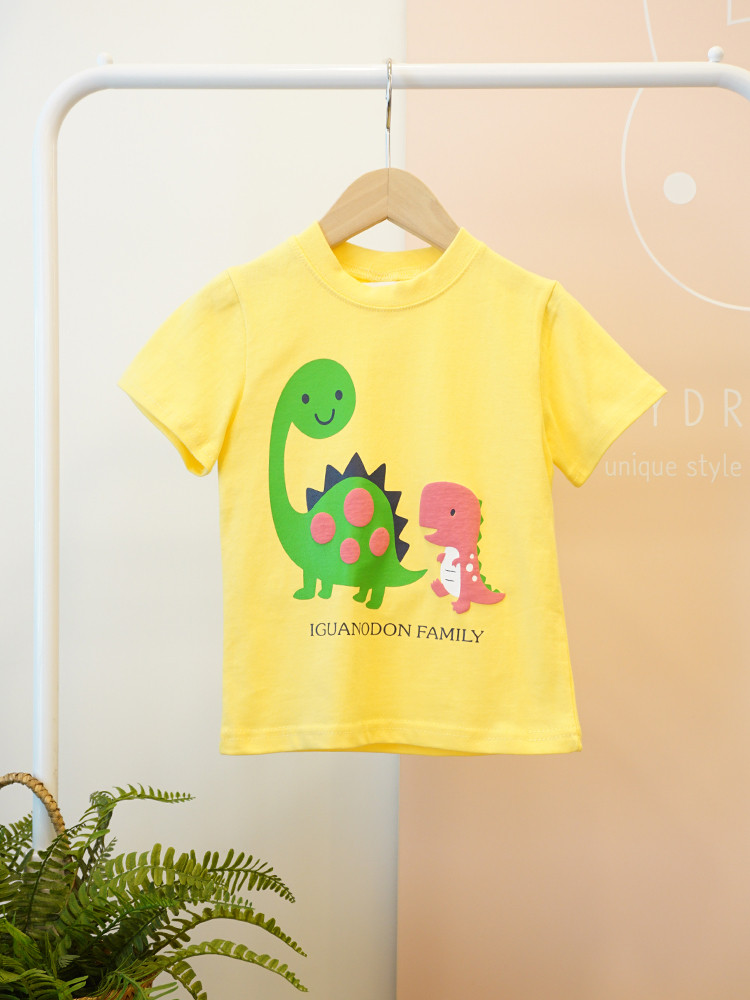 <b><p>dinosaur family Short sleeves T-shi col Nice</p></b><b><p>恐竜 家族 半袖 Tシャツ 3 色 肌触りの良い 姉妹ルックコーディネート 女の子</p></b><br /><br /><p align='center'>