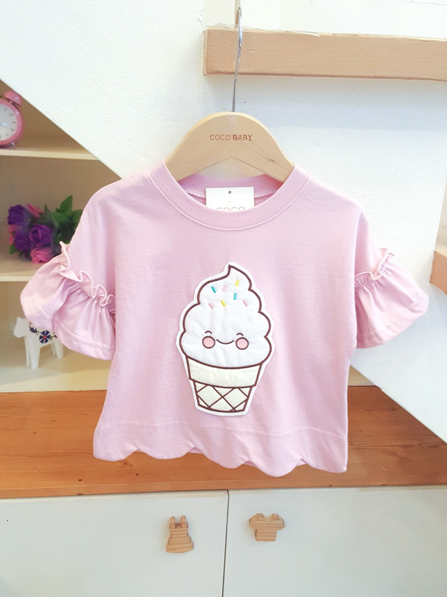 <b><p>puff tea 2color cutie Lovely T-shirt Buse</p></b><b><p>シュークリーム ラッフルティー 2色 耳詠 ラブTシャツ ブラウス どこでもよく似合う</p></b><br /><br /><p align='center'>