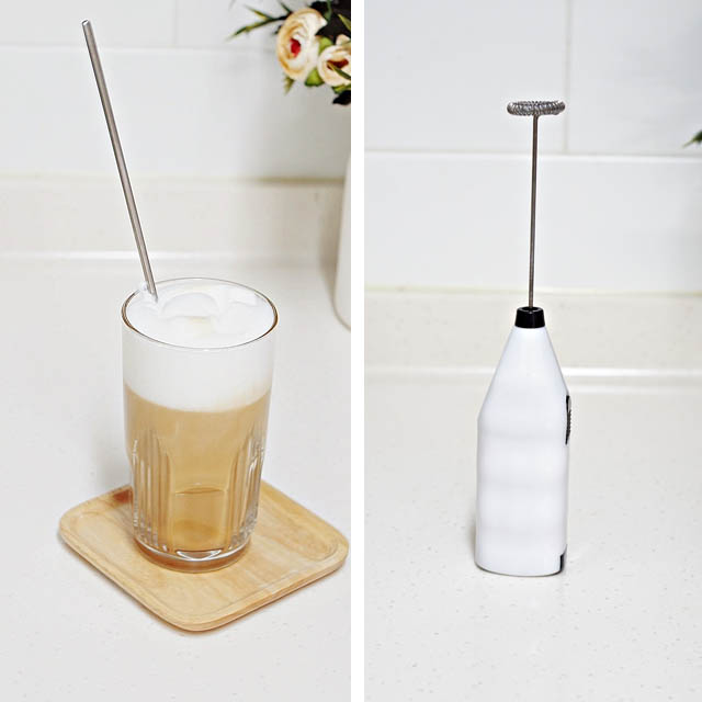 에코 전동 거품기) 미니 핸드 휘핑기