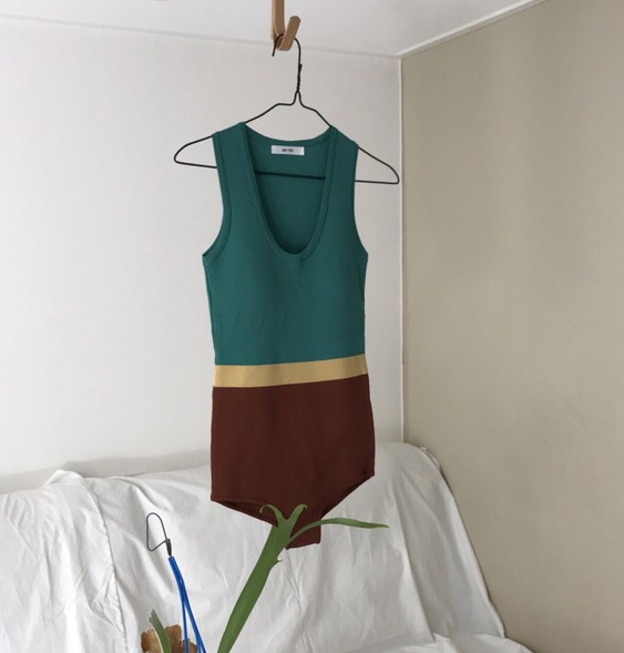 <b><p>Color neat Monokini</p></b><b><p>配色 ニット モノキニ</p></b><br /><br /><p align='center'>