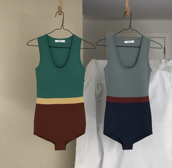 <b><p>Color neat Monokini</p></b><b><p>配色 ニット モノキニ</p></b><br /><br /><p align='center'>