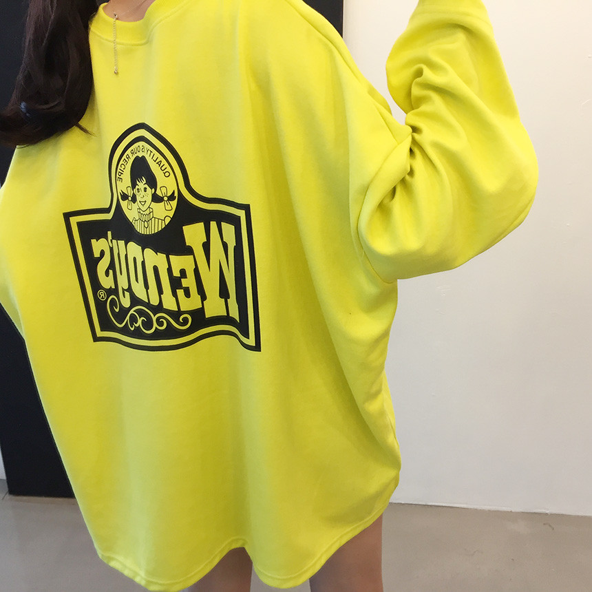 <b><p>Wendy Boxed T-shirt 4color Printing Roulette</p></b><b><p>ウェンディ ボックスTシャツ 4色 印刷 ルーズフィット チュリ 女性長袖 オ・バフェ</p></b><br /><br /><p align='center'>