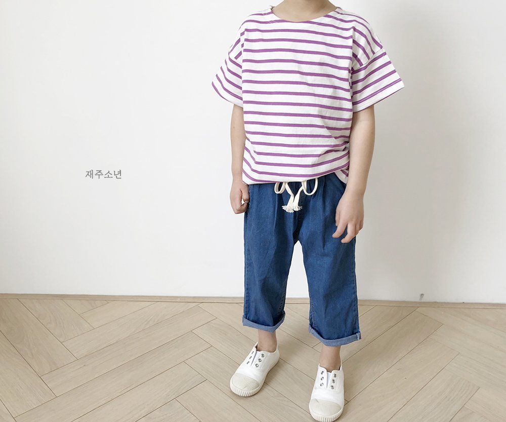 <b><p>Baby summer stripe Petit Broth and si Nursy</p></b><b><p>幼 夏 ストライプ プチ 兄妹カップルルック 保育園Tシャツ デイリーに着る良い</p></b><br /><br /><p align='center'>