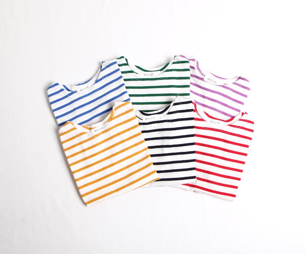<b><p>Baby summer stripe Petit Broth and si Nursy</p></b><b><p>幼 夏 ストライプ プチ 兄妹カップルルック 保育園Tシャツ デイリーに着る良い</p></b><br /><br /><p align='center'>