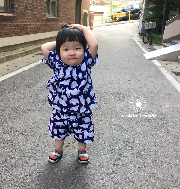 <b><p>More Jin Bay child Yukata life Han bok High</p></b><b><p>ドス ジンベイ 幼児 浴衣 生活 韓服 サンハボク 子供服セット 休暇ルック バカンス</p></b><br /><br /><p align='center'>