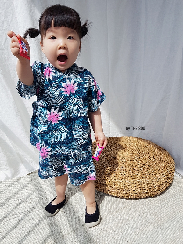 <b><p>More Jin Bay child Yukata life Han bok High</p></b><b><p>ドス ジンベイ 幼児 浴衣 生活 韓服 サンハボク 子供服セット 休暇ルック バカンス</p></b><br /><br /><p align='center'>