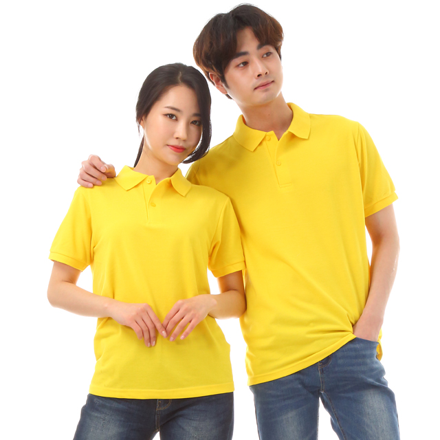 단체유니폼 30수pk체크폴로(왼포켓없음)칼라별 반팔식당티셔츠 홀서빙복 이미지 6