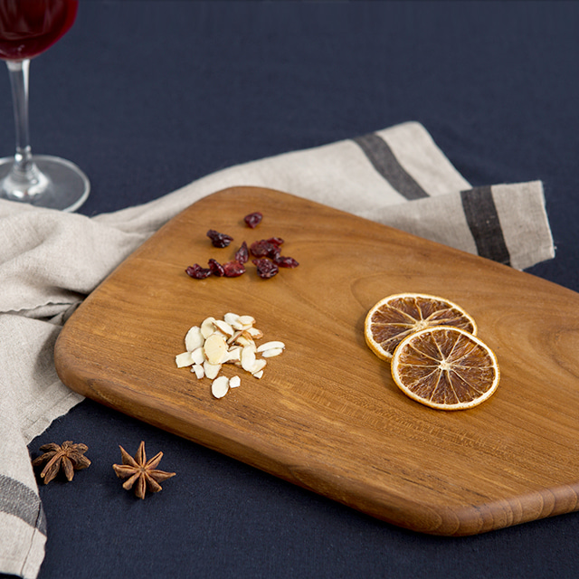 SNEK 도마 42 티크나무